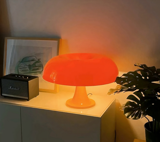 Retro Bauhaus Mushroom Lamp